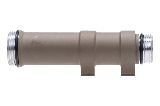 Arisaka 600 Series Light Body in FDE is CNC machined from 6061-T6 aluminum.